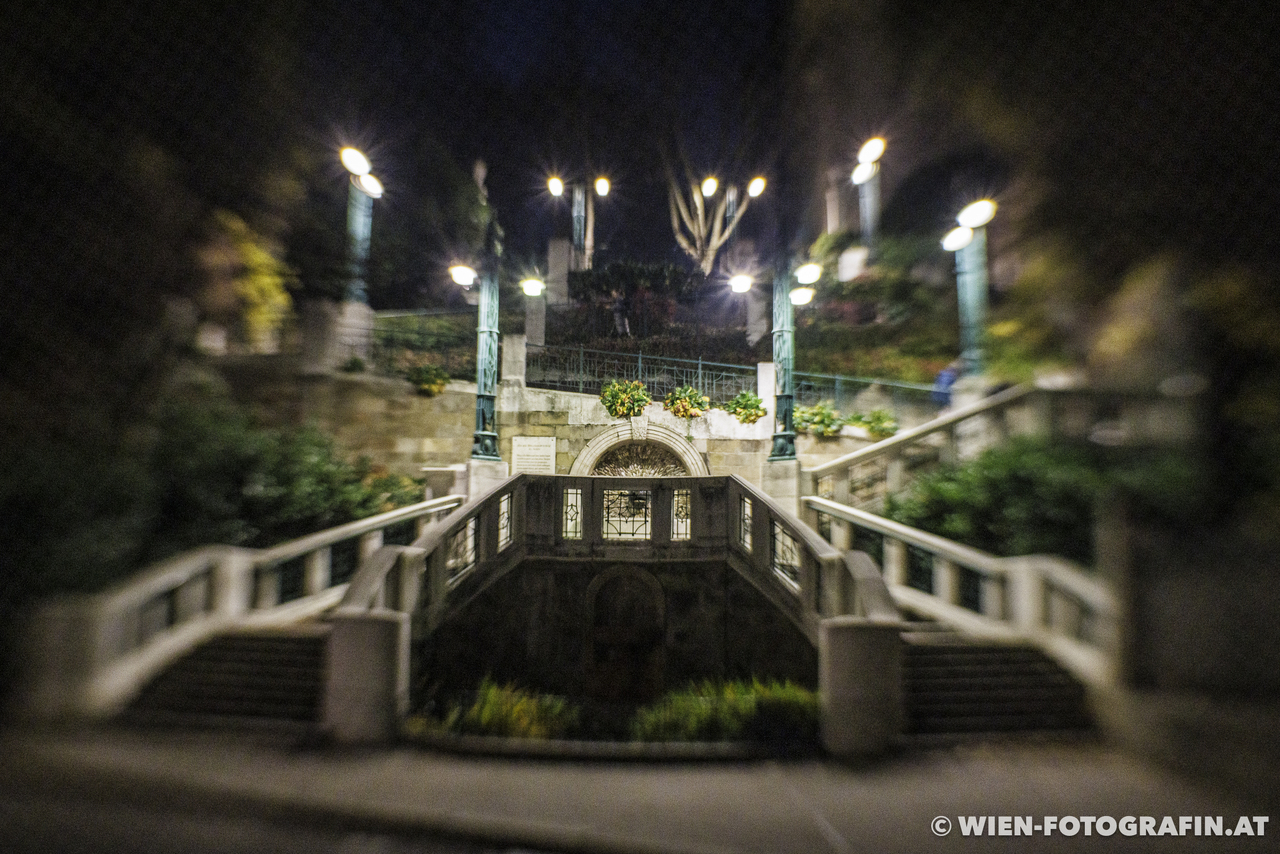Strudlhofstiege am Abend