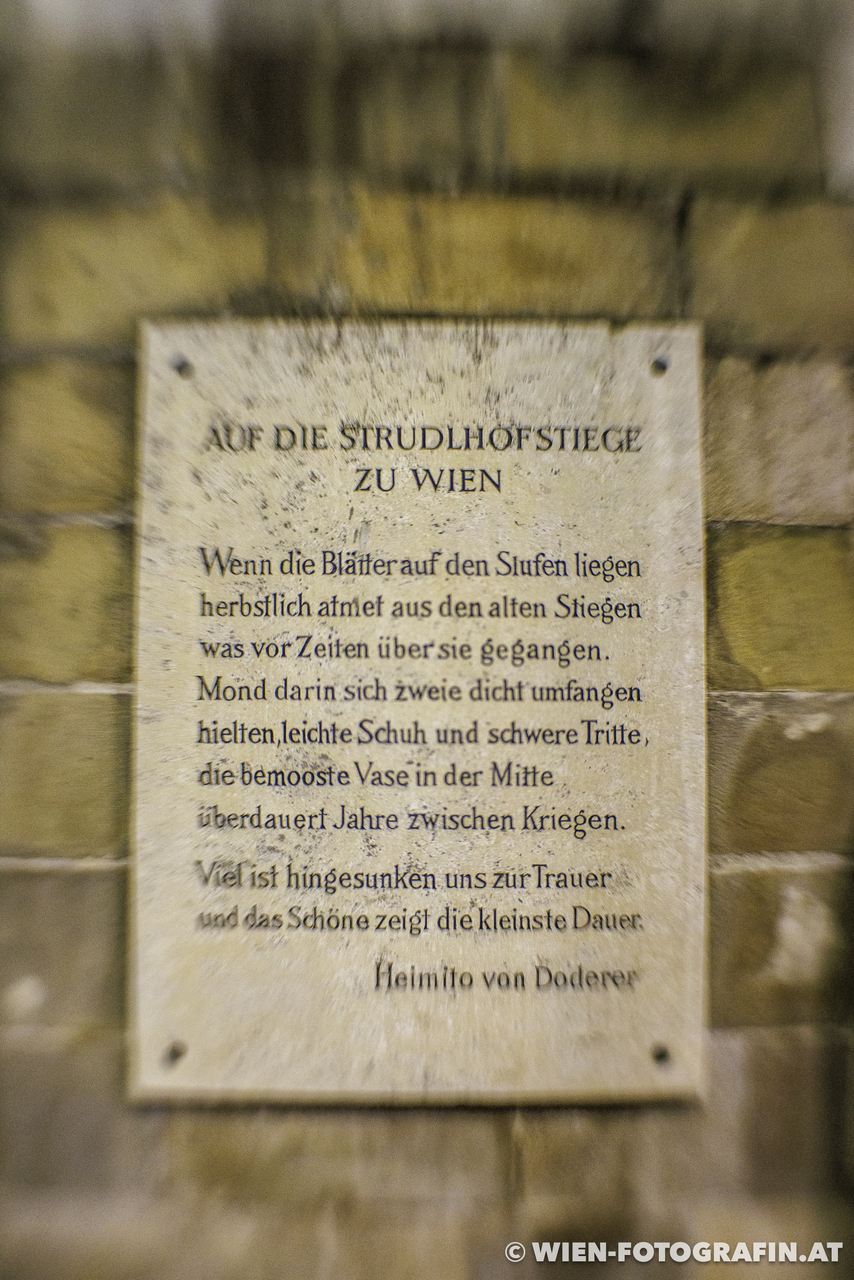 Gedicht von Heimito von Doderer, Autor des Romans